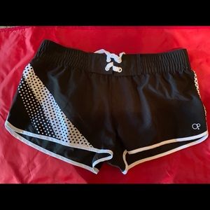 OP Black White Polka Dot Shorts